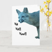 Foxy Birthday Card Karte (Gelbe Blume)