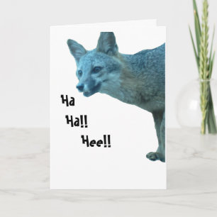 Foxy Birthday Card Karte
