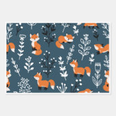 Foxy Blue Geschenkpapier Set (Vorderseite 3)