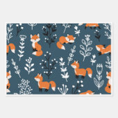 Foxy Blue Geschenkpapier Set (Vorderseite 3)