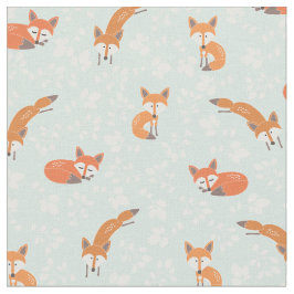 Foxy Blumen durch Origami Drucke Stoff