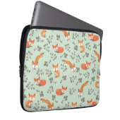 Foxy Blumenlaptop-Hülse Laptopschutzhülle (Vorne Rechts)