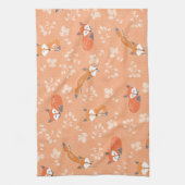 Foxy Blumenmuster Geschirrtuch (Vertikal)