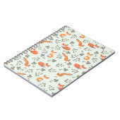 Foxy Blumenmuster Notizblock (Linke Seite)