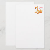 Foxy Briefpapier (Vorne/Hinten)