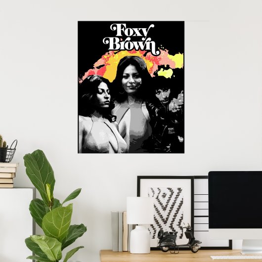 Foxy Brown 74 Poster (Heimbüro)