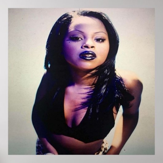 Foxy Brown Black Shirt Poster (Vorne)