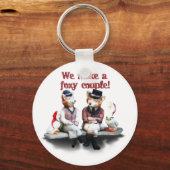 Foxy Couple Schlüsselanhänger (Vorderseite)