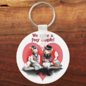Foxy Couple Schlüsselanhänger (Vorderseite)