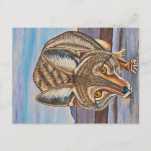 Foxy Coyote Postkarte