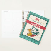Foxy Cute!–mit Blumen benutzerdefinierter Name Planer (Anzeige)
