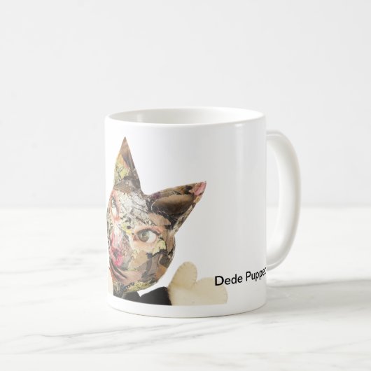 Foxy Dame Portrait Kaffeetasse (VorderseiteRechts)