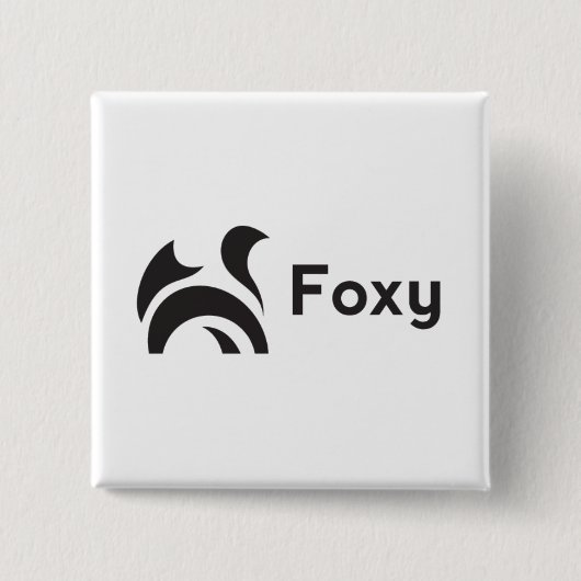 Foxy Design Button (Vorderseite)