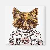 Foxy Dressed Fox Magnet (Vorne)