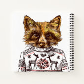 Foxy Dressed Fox Notizblock (Rückseite)
