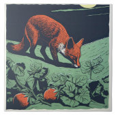 Foxy-Erdbeerjagd Mitte des Jahrhunderts: Verzauber Fliese (Vorderseite)