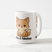 Foxy & Fabulous-Tasse Kaffeetasse (VorderseiteRechts)