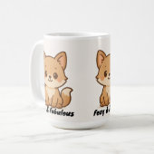 Foxy & Fabulous-Tasse Kaffeetasse (Vorderseite Links)