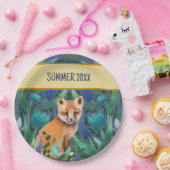 Foxy Floral Summer Pappteller (Party)