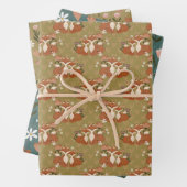 Foxy Florals Gift Wrap Geschenkpapier Set (Beispiel)