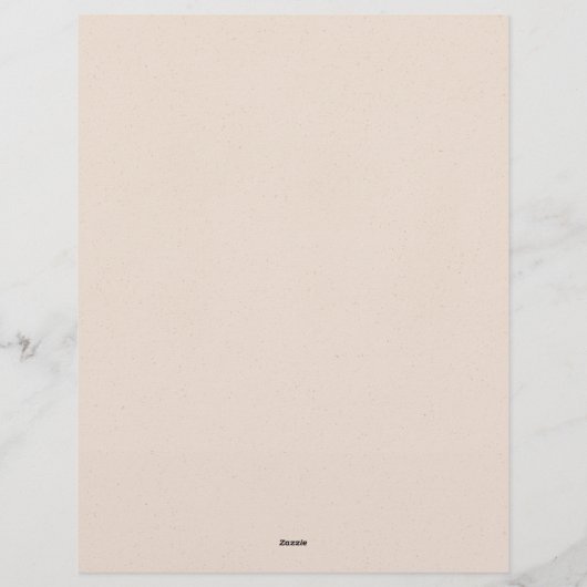 Foxy Forest Christmas 8,5" x 11" Stationery Briefbogen (Rückseite)