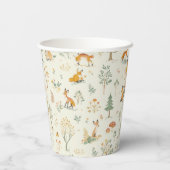 "Foxy Forest Paper Cup" Pappbecher (Rückseite)