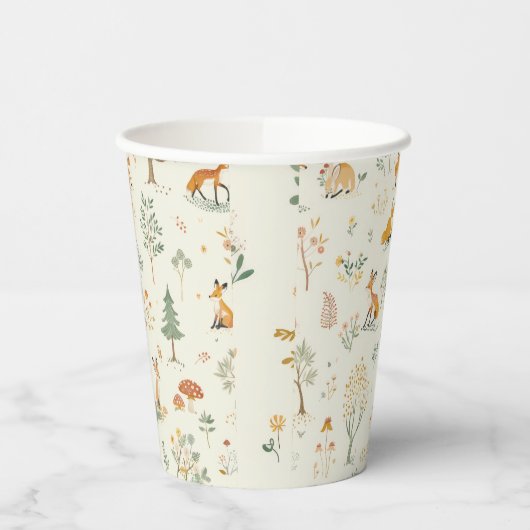 "Foxy Forest Paper Cup" Pappbecher (Links)