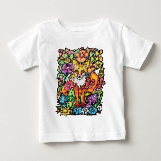 Foxy Fox Baby T-shirt (Vorderseite)