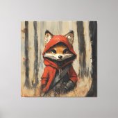 Foxy Fox - Der kleine Fuchs Leinwanddruck (Vorderseite)
