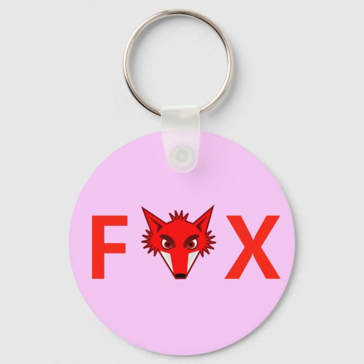 Foxy Fox Schlüsselanhänger (Vorderseite)