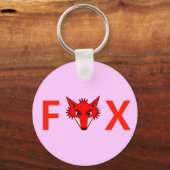 Foxy Fox Schlüsselanhänger (Vorderseite)
