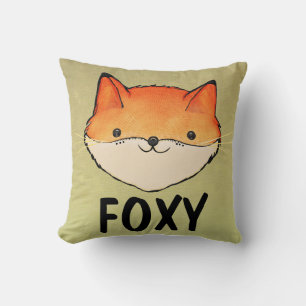 FOXY FOX THROW PILLOWS KISSEN