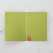 Foxy Friend Geburtstagskarte Feiertagskarte (Innenseite)