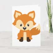 Foxy Fuchs Karte (Vorderseite)