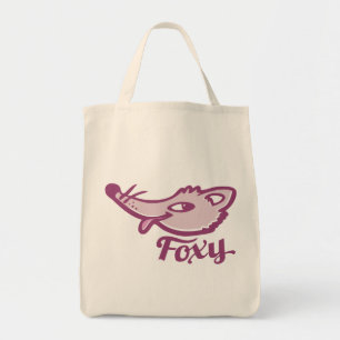 Foxy Fuchsrosa-Grafiktasche Tragetasche