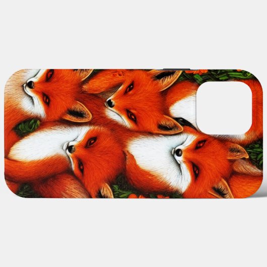 Foxy Fun Case-Mate iPhone Hülle (Rückseite (Horizontal))