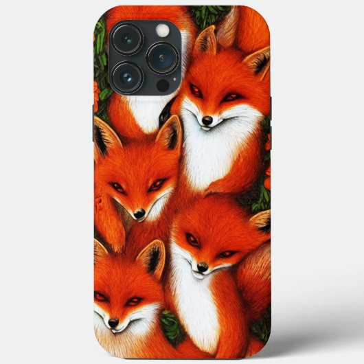 Foxy Fun Case-Mate iPhone Hülle (Rückseite)