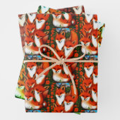 Foxy Fun Geschenkpapier Set (Beispiel)