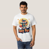 Foxy Fun Halloween Skate T-Shirt (Vorne ganz)
