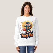 Foxy Fun Halloween Skate T-Shirt Sweatshirt (Vorne ganz)