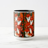Foxy Fun Zweifarbige Tasse (Mittel)