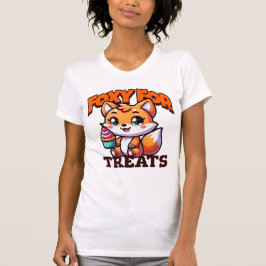 Foxy für Leckereien, Niedlich Fox T-Shirt