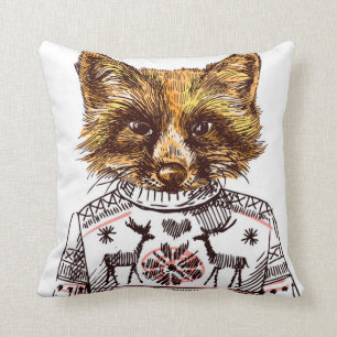 Foxy gekleideter Fox Kissen