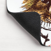 Foxy gekleideter Fox Mousepad (Ecke)