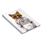 Foxy gekleideter Fox Notizblock (Rechte Seite)