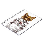 Foxy gekleideter Fox Notizblock (Linke Seite)