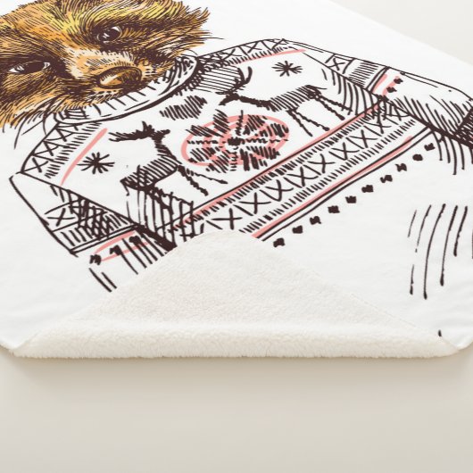 Foxy gekleideter Fox Sherpadecke (3/4)