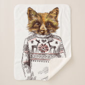 Foxy gekleideter Fox Sherpadecke (Vorderseite)