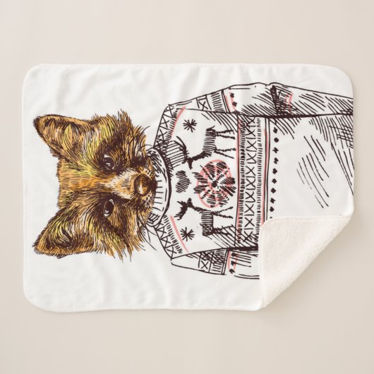 Foxy gekleideter Fox Sherpadecke (Vorderseite (Horizontal))