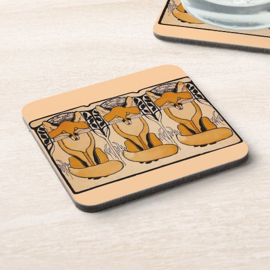 Foxy Getränkeuntersetzer (Linke Seite)